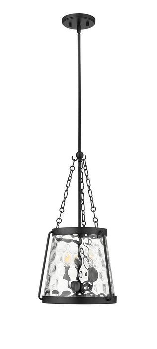 Millennium 20403-MB Three Light Pendant, Matte Black