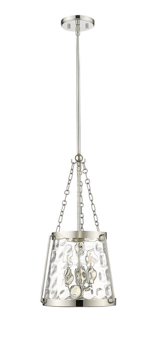 Millennium 20403-PN Three Light Pendant, Polished Nickel