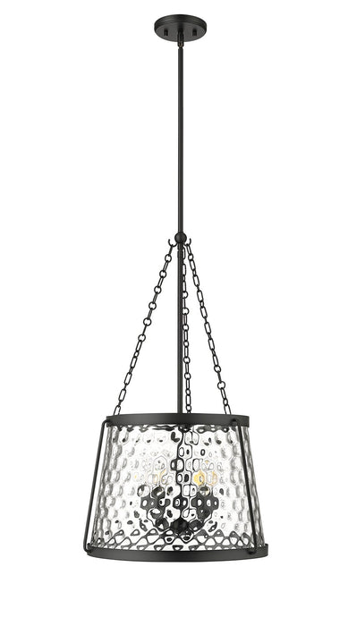 Millennium 20405-MB Five Light Pendant, Matte Black