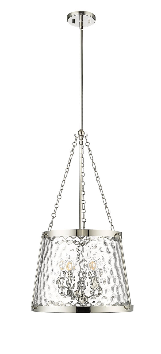 Millennium 20405-PN Five Light Pendant, Polished Nickel