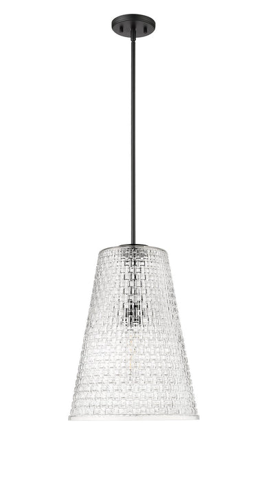 Millennium 20701-MB One Light Pendant, Matte Black