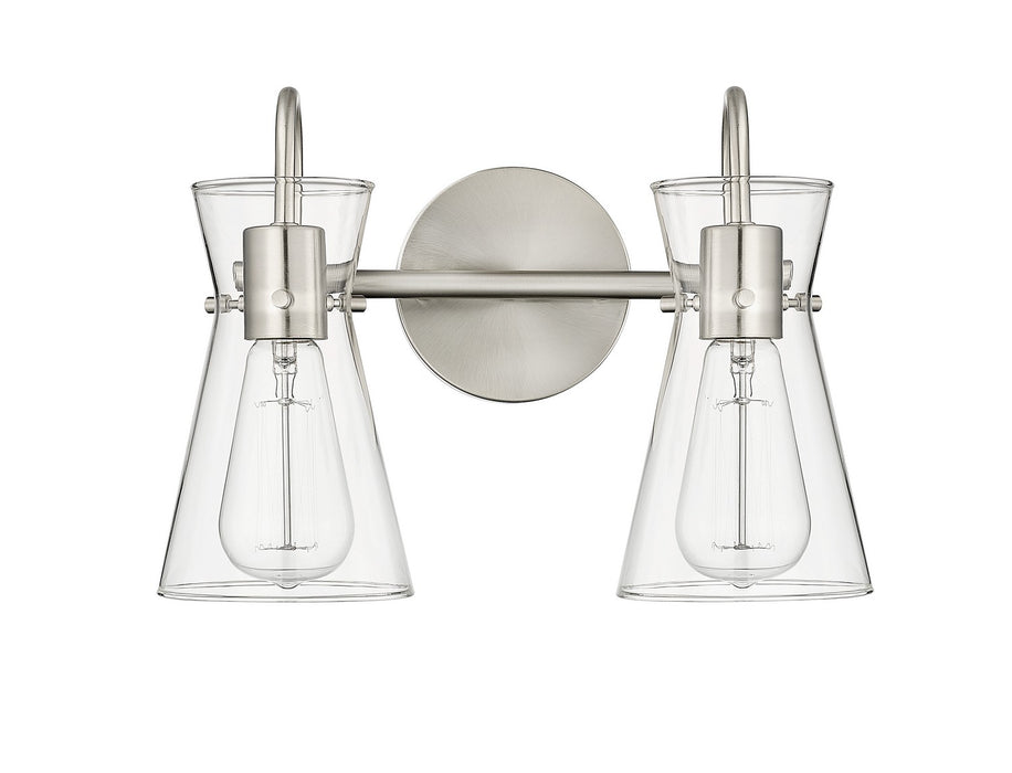 Millennium 21002-BN Two Light Vanity, Brushed Nickel