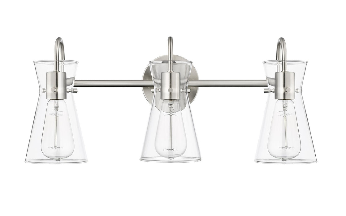 Millennium 21003-BN Three Light Vanity, Brushed Nickel