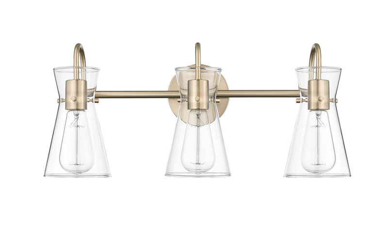 Millennium 21003-MG Three Light Vanity, Modern Gold