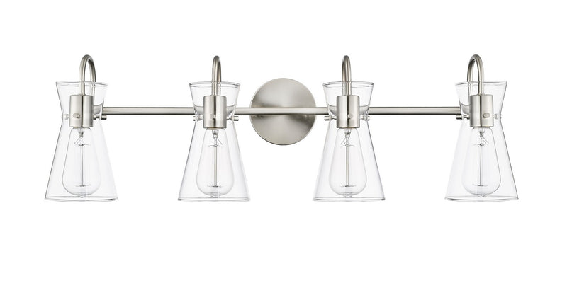 Millennium 21004-BN Four Light Vanity, Brushed Nickel