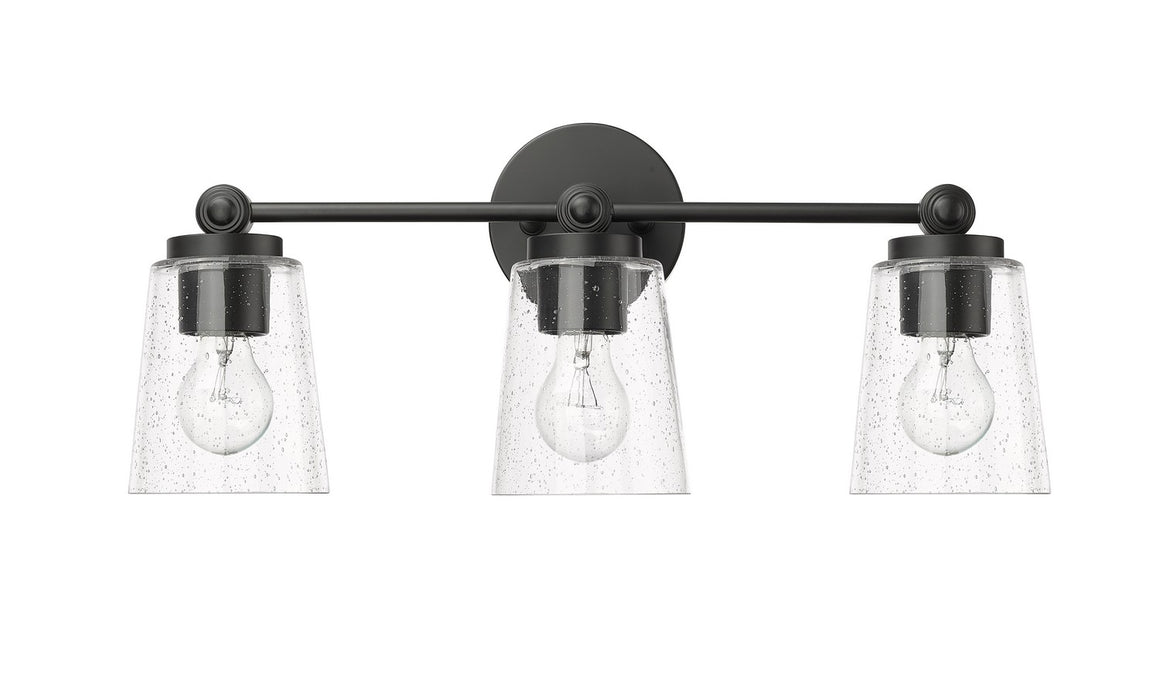 Millennium 22003-MB Three Light Vanity, Matte Black