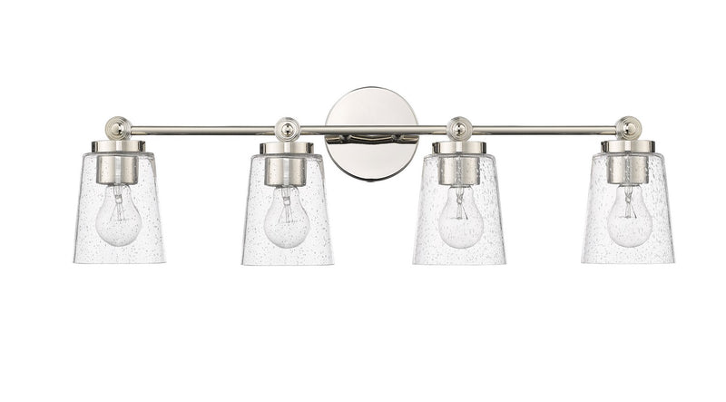 Millennium 22004-PN Four Light Vanity, Polished Nickel