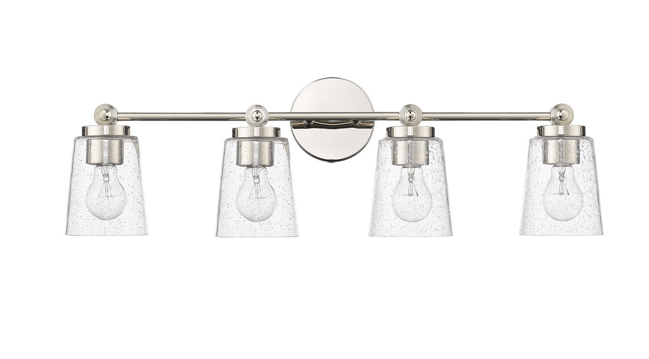Millennium 22004-PN Four Light Vanity, Polished Nickel