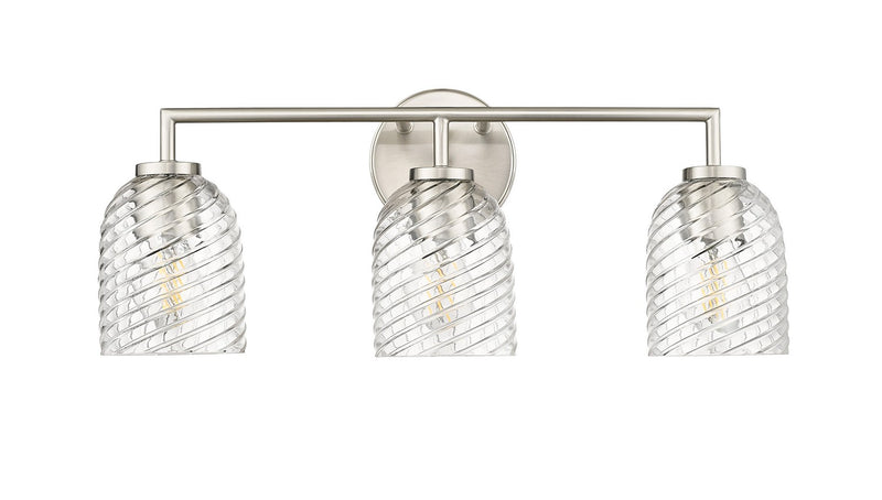 Millennium 22203-BN Three Light Vanity, Brushed Nickel