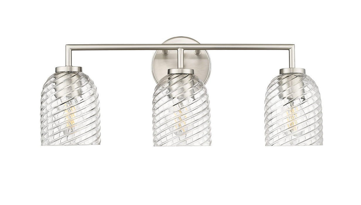 Millennium 22203-BN Three Light Vanity, Brushed Nickel