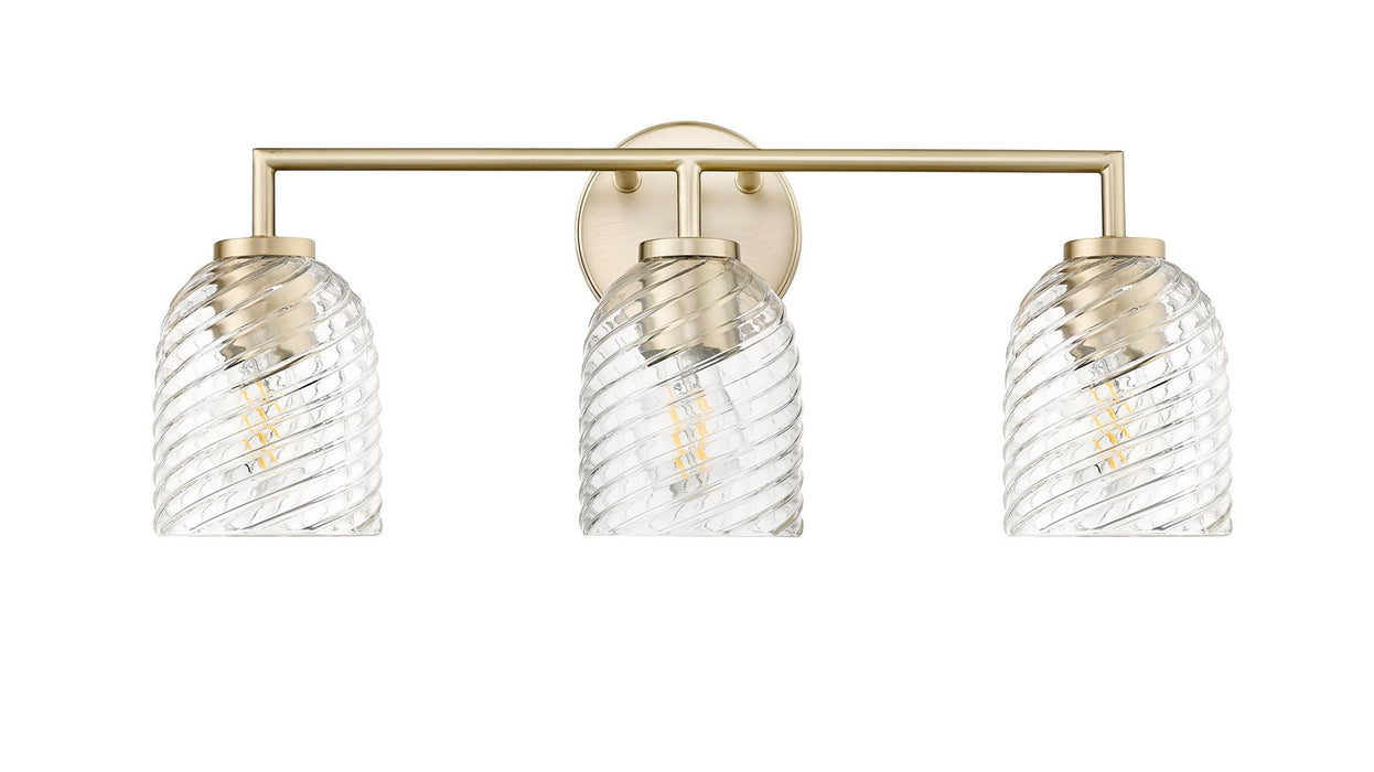 Millennium 22203-MG Three Light Vanity, Modern Gold