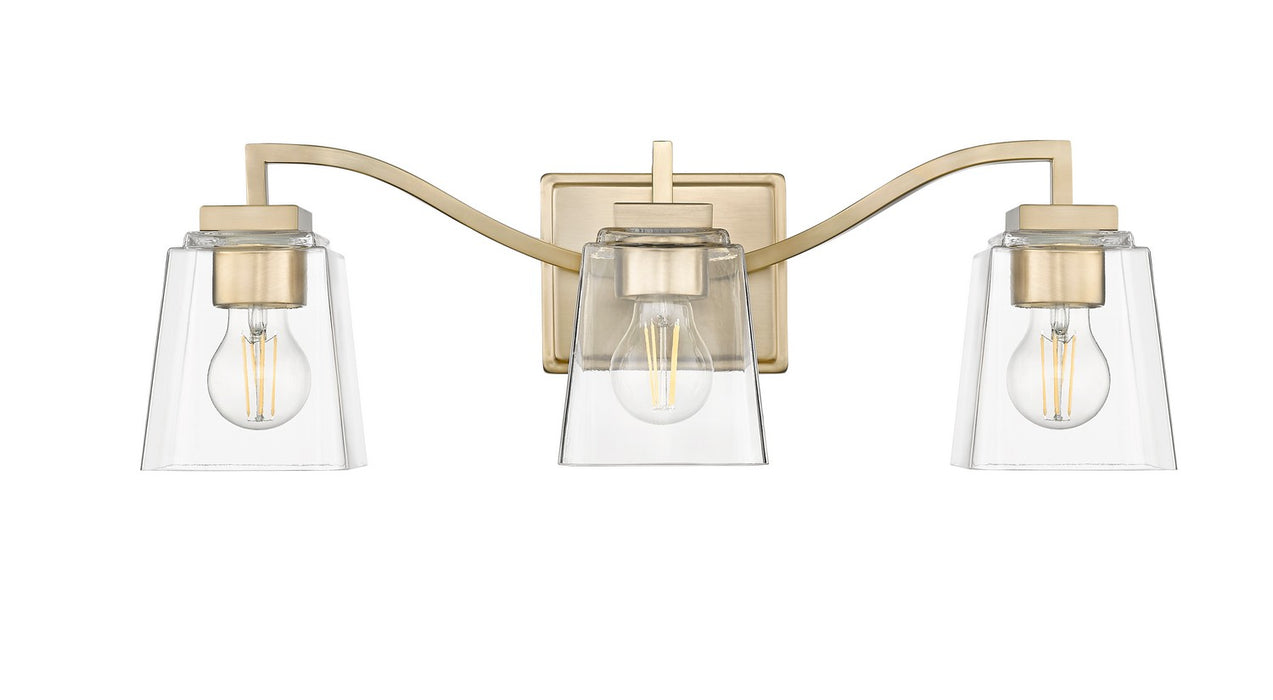 Millennium 24003-MG Three Light Vanity, Modern Gold