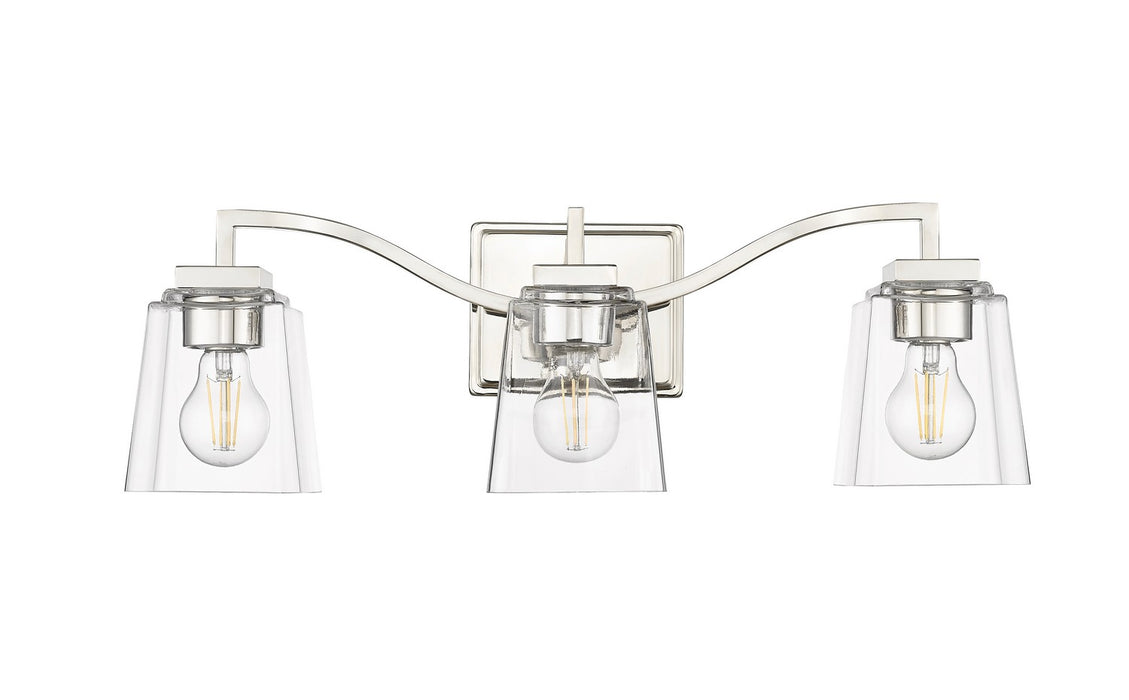 Millennium 24003-PN Three Light Vanity, Polished Nickel