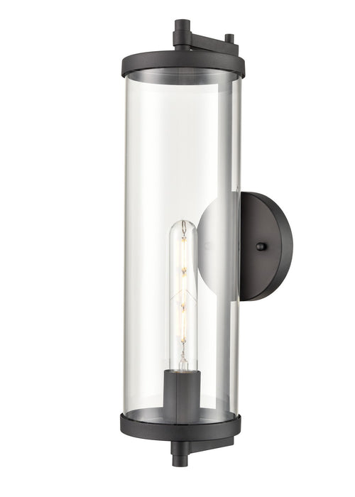 Millennium 240101-TBK One Light Outdoor Wall Sconce, Textured Black