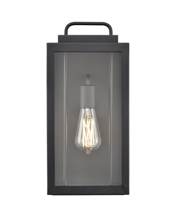 Millennium 260001-TBK One Light Outdoor Wall Sconce, Textured Black