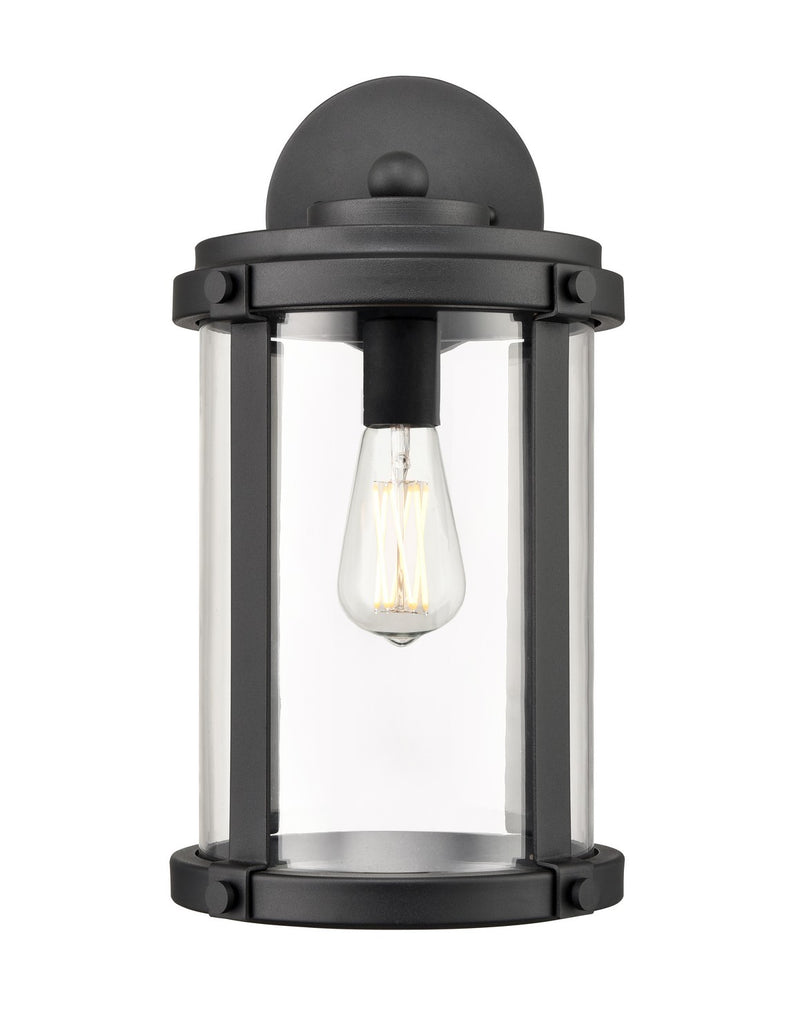 Millennium 290101-TBK One Light Outdoor Wall Sconce, Textured Black