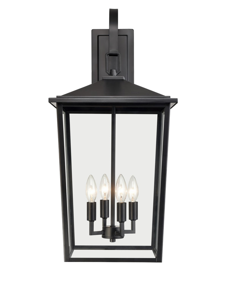 Millennium 2984-PBK Four Light Outdoor Wall Sconce, Powder Coated Black