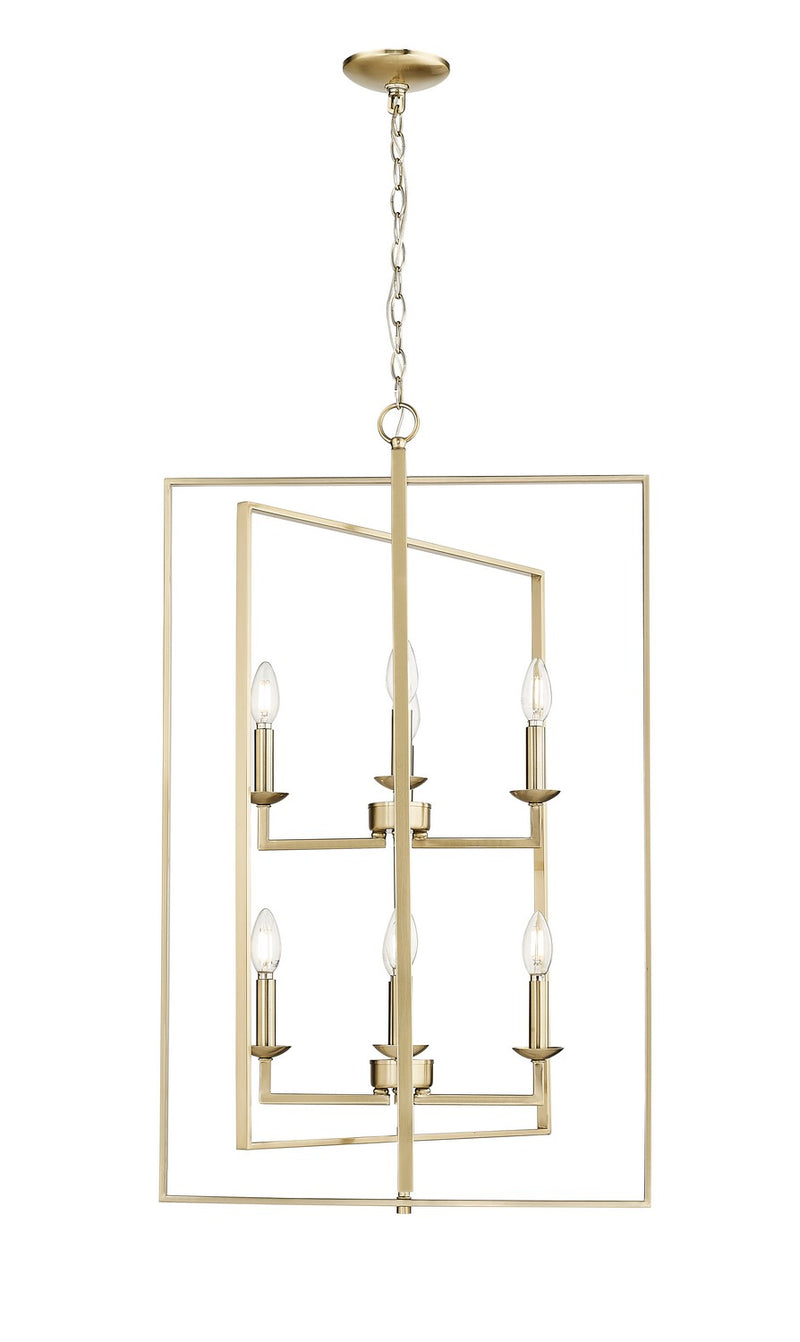 Millennium 3248-MG Eight Light Pendant, Modern Gold