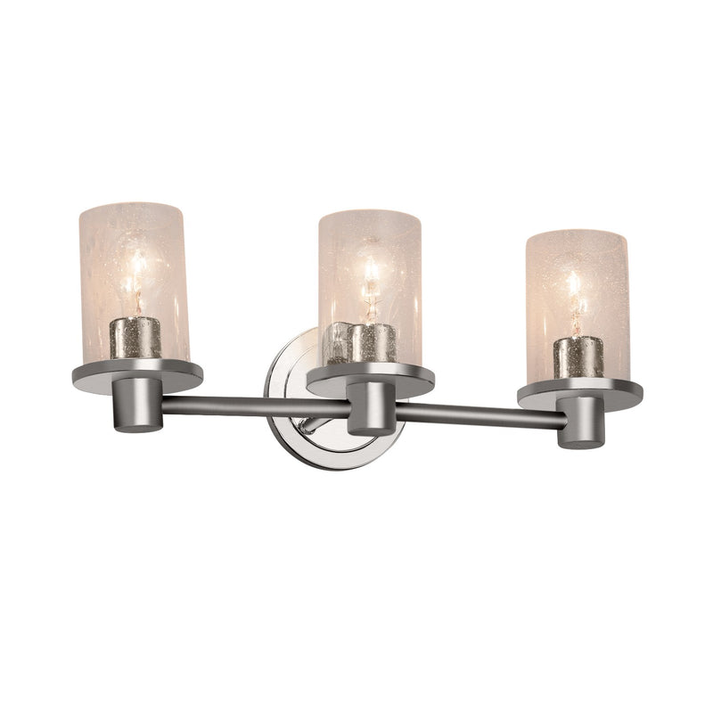 Justice Designs FSN-8513-10-SEED-NCKL-LED3-2100 LED Bath Bar, Brushed Nickel