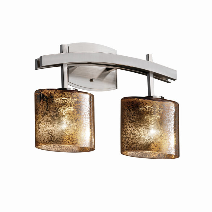 Justice Designs FSN-8592-30-MROR-NCKL-LED2-1400 LED Bath Bar, Brushed Nickel