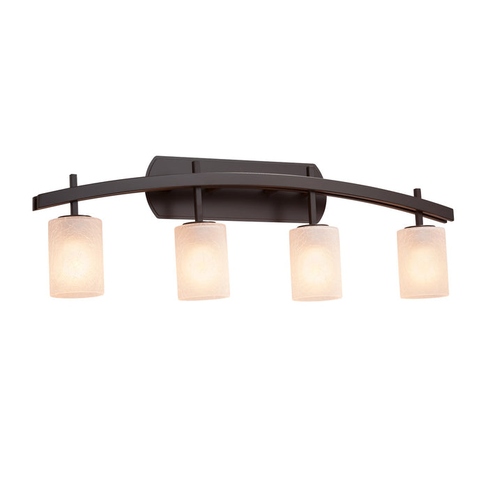 Justice Designs FSN-8594-10-FRCR-DBRZ-LED4-2800 LED Bath Bar, Dark Bronze