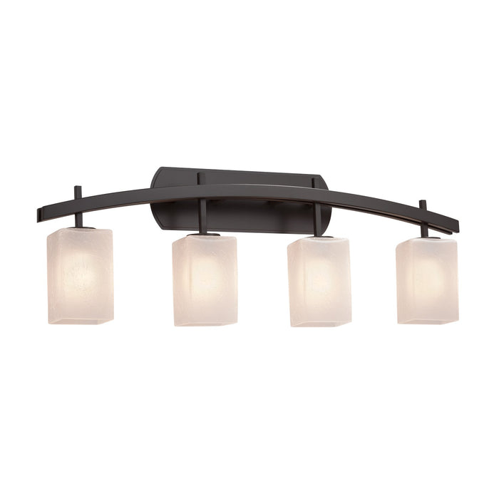 Justice Designs FSN-8594-15-FRCR-DBRZ-LED4-2800 LED Bath Bar, Dark Bronze