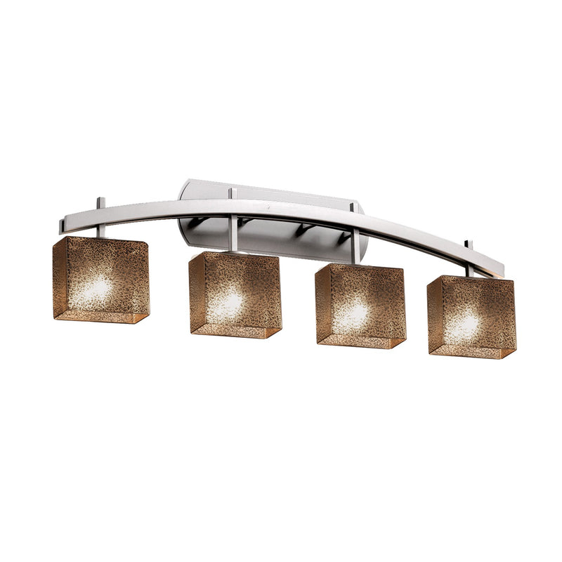 Justice Designs FSN-8594-55-MROR-NCKL-LED4-2800 LED Bath Bar, Brushed Nickel