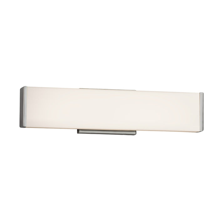 Justice Designs FSN-8601-OPAL-NCKL LED Linear Bath Bar, Brushed Nickel
