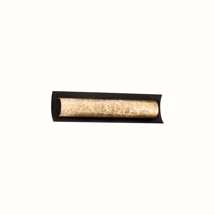 Justice Designs FSN-8631-MROR-MBLK LED Linear Bath Bar, Matte Black