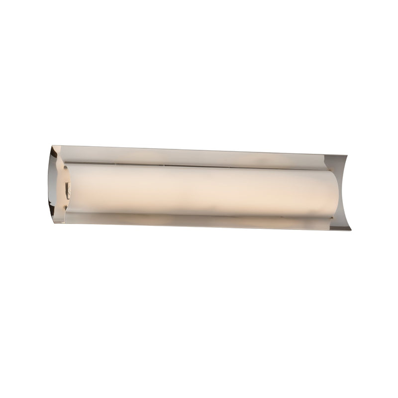 Justice Designs FSN-8631-OPAL-CROM LED Linear Bath Bar, Polished Chrome