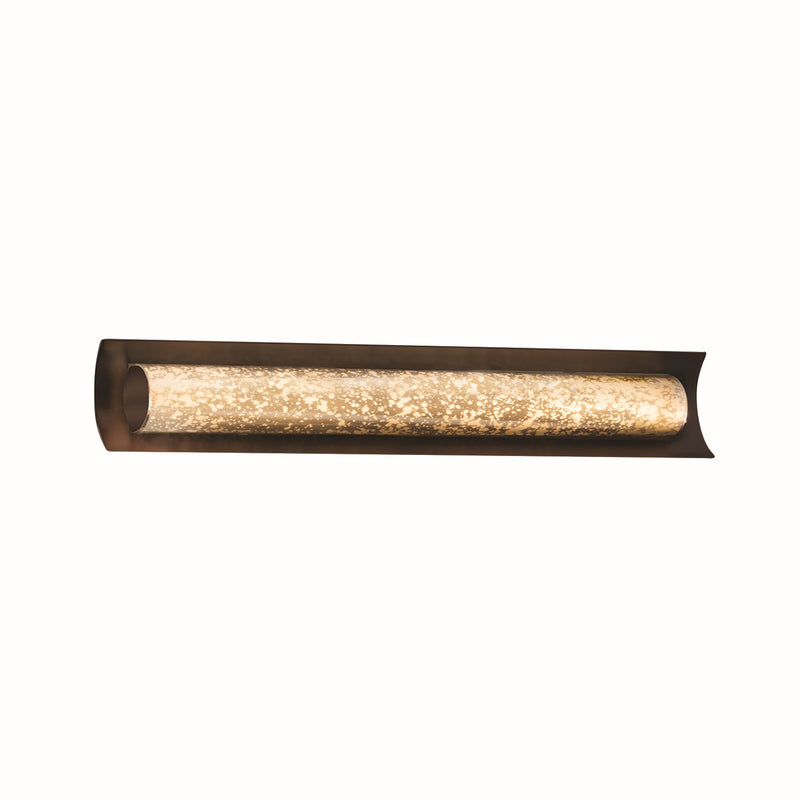 Justice Designs FSN-8635-MROR-DBRZ LED Linear Bath Bar, Dark Bronze