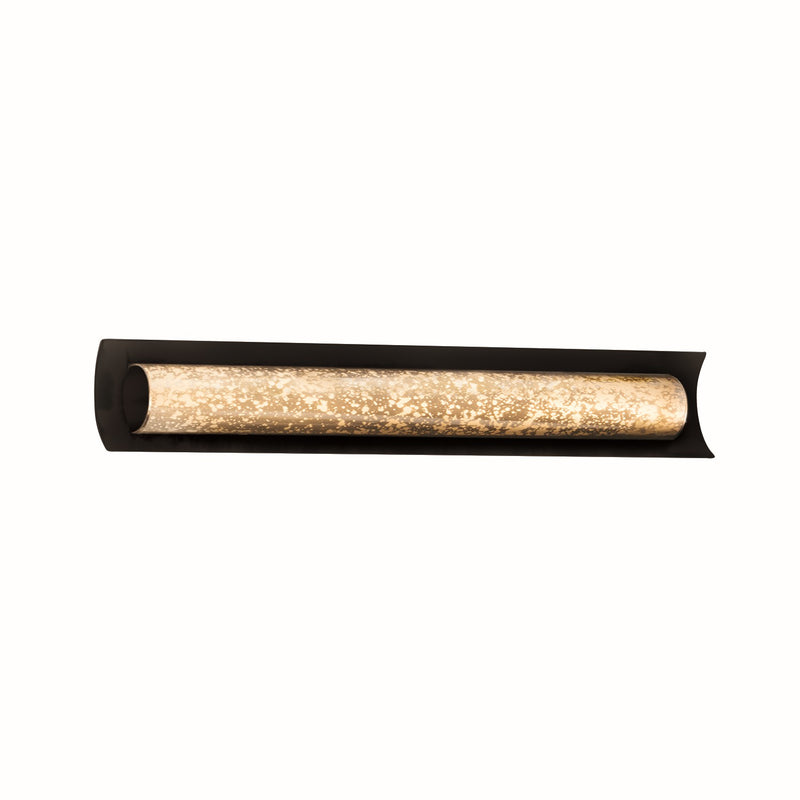 Justice Designs FSN-8635-MROR-MBLK LED Linear Bath Bar, Matte Black