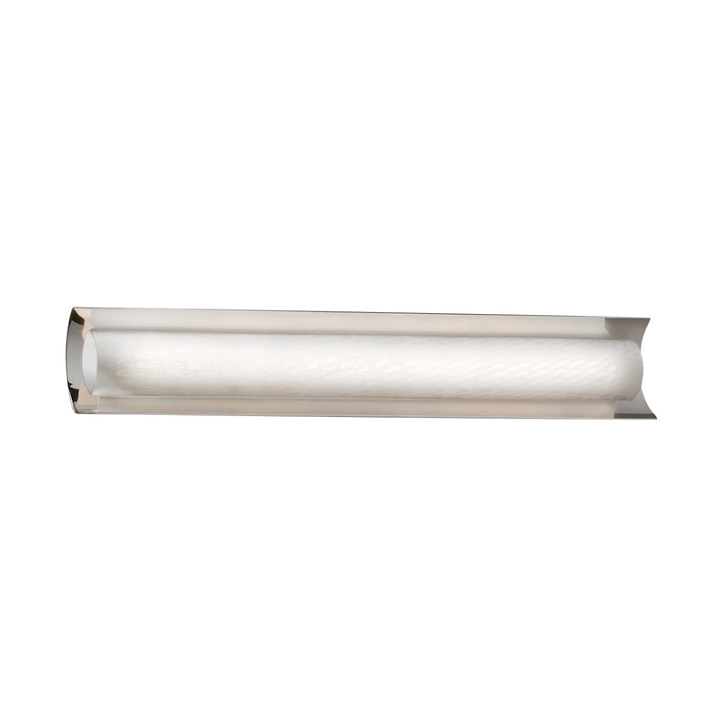 Justice Designs FSN-8635-WEVE-CROM LED Linear Bath Bar, Polished Chrome