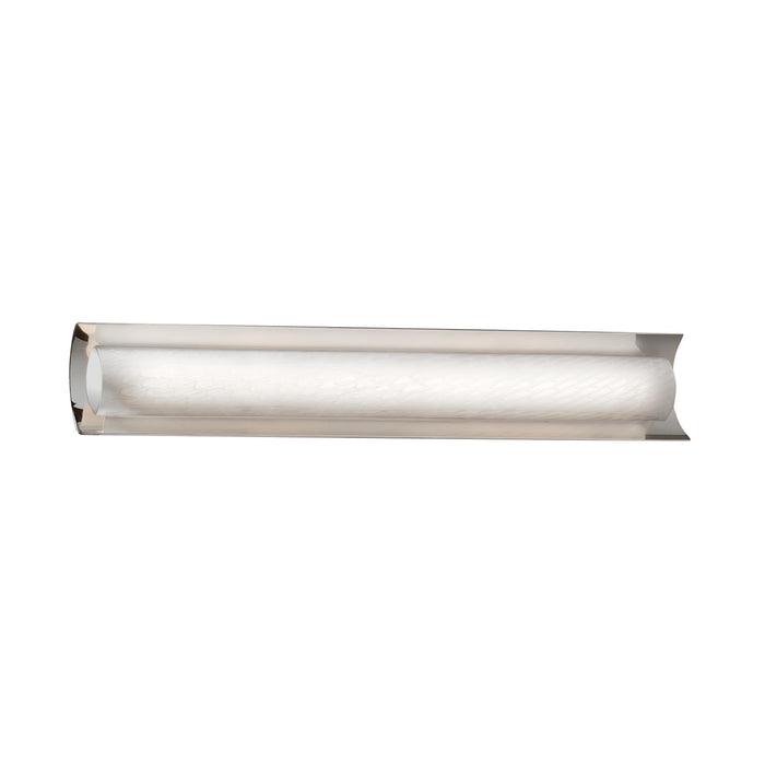 Justice Designs FSN-8635-WEVE-CROM LED Linear Bath Bar, Polished Chrome