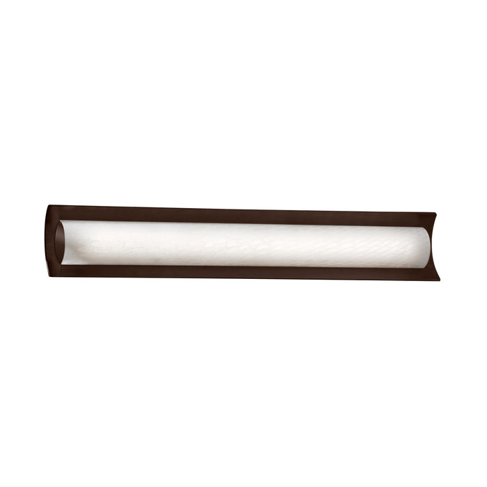 Justice Designs FSN-8635-WEVE-DBRZ LED Linear Bath Bar, Dark Bronze