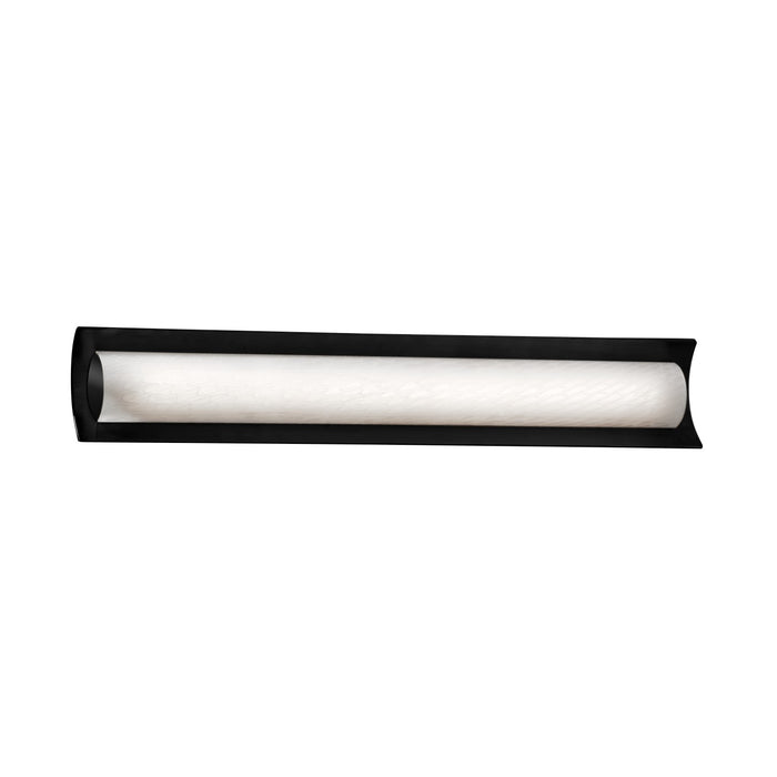 Justice Designs FSN-8635-WEVE-MBLK LED Linear Bath Bar, Matte Black