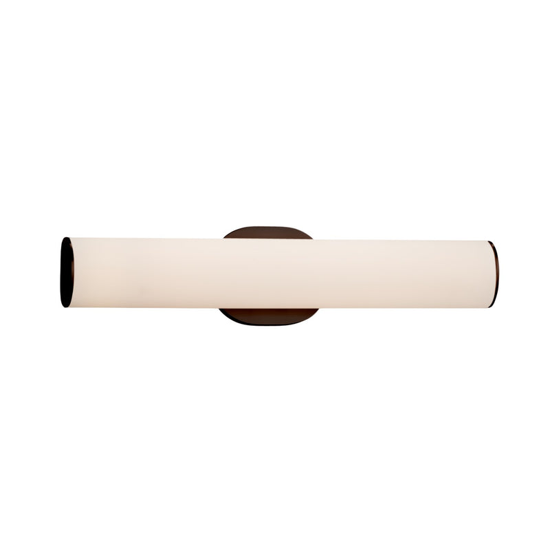 Justice Designs FSN-8651-OPAL-DBRZ LED Linear Bath Bar, Dark Bronze