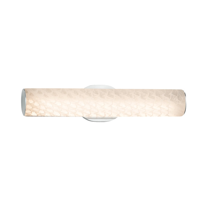 Justice Designs FSN-8651-WEVE-CROM LED Linear Bath Bar, Polished Chrome