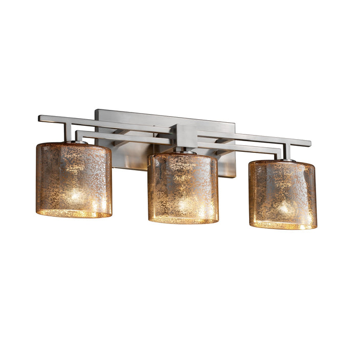 Justice Designs FSN-8703-30-MROR-NCKL-LED3-2100 LED Bath Bar, Brushed Nickel