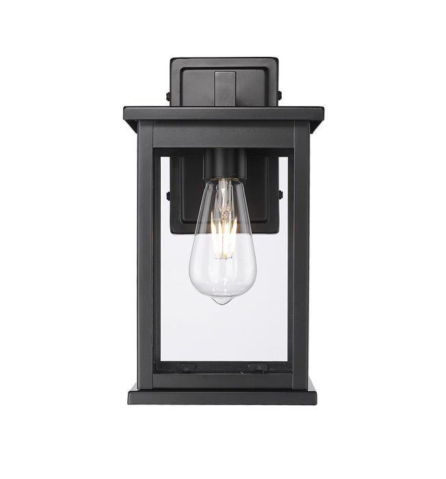 Millennium 4102-PBK One Light Outdoor Wall Sconce, Powder Coated Black