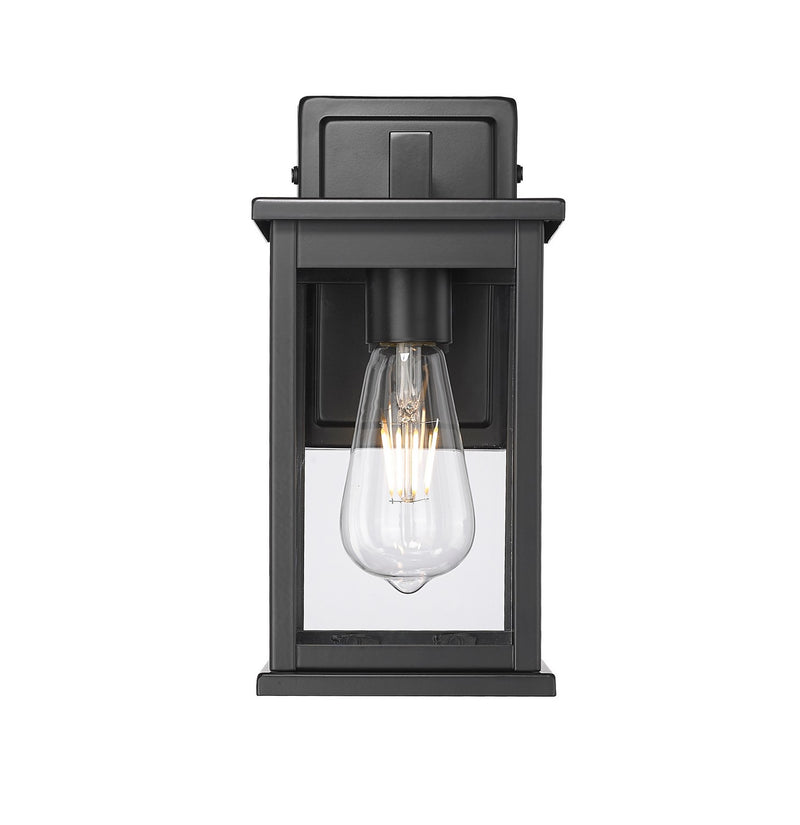 Millennium 4112-PBK One Light Outdoor Wall Sconce, Powder Coated Black