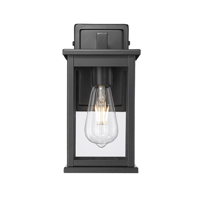 Millennium 4112-PBK One Light Outdoor Wall Sconce, Powder Coated Black