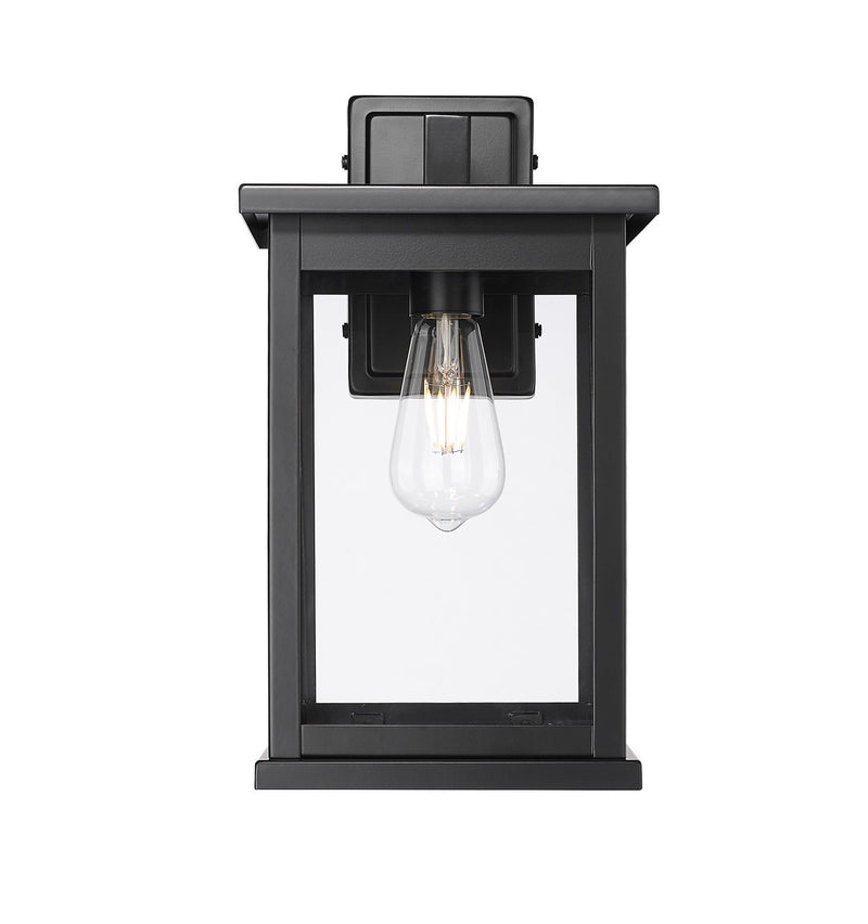 Millennium 4126-PBK One Light Outdoor Wall Sconce, Powder Coated Black
