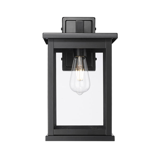 Millennium 4126-PBK One Light Outdoor Wall Sconce, Powder Coated Black