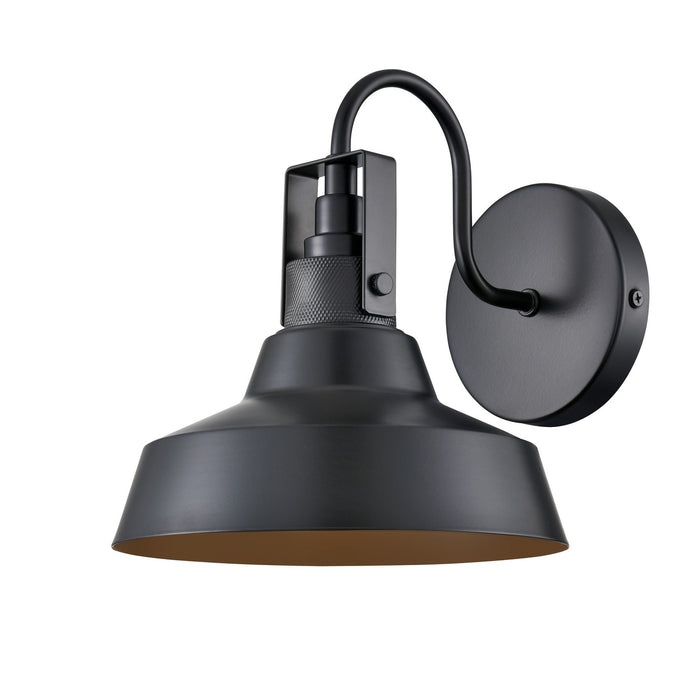Millennium 71001-PBK One Light Outdoor Wall Sconce, Powder Coated Black