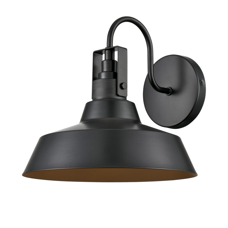 Millennium 71101-PBK One Light Outdoor Wall Sconce, Powder Coated Black