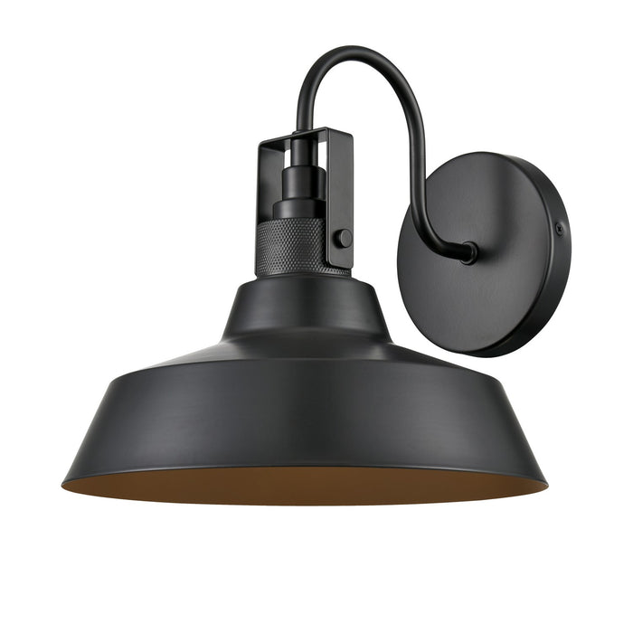 Millennium 71101-PBK One Light Outdoor Wall Sconce, Powder Coated Black