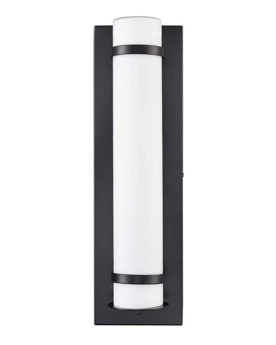 Millennium 77101-PBK LED Outdoor Wall Sconce, Powder Coated Black