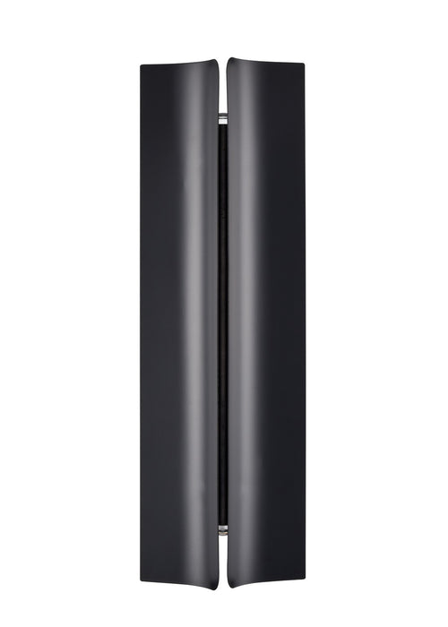 Millennium 78001-PBK LED Outdoor Wall Sconce, Powder Coated Black