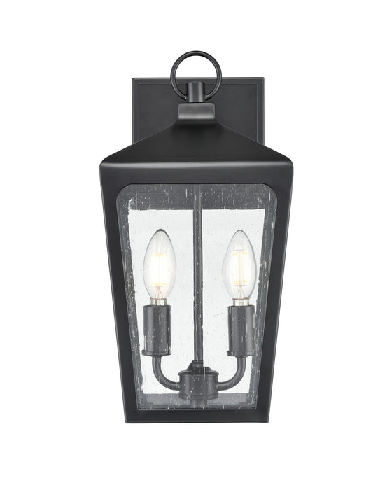 Millennium 7902-PBK Two Light Outdoor Wall Sconce, Powder Coated Black